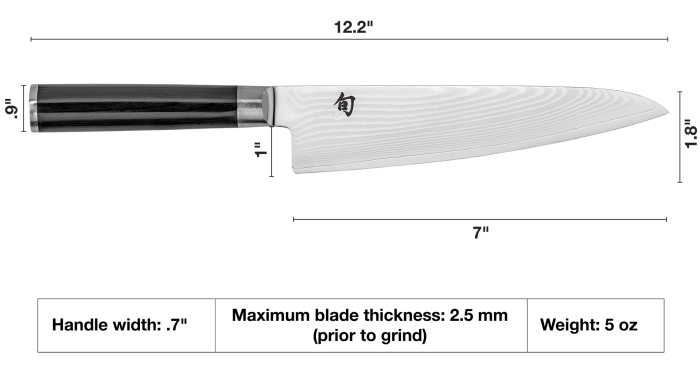 Shun Classic 7" Asian Cook's Knife