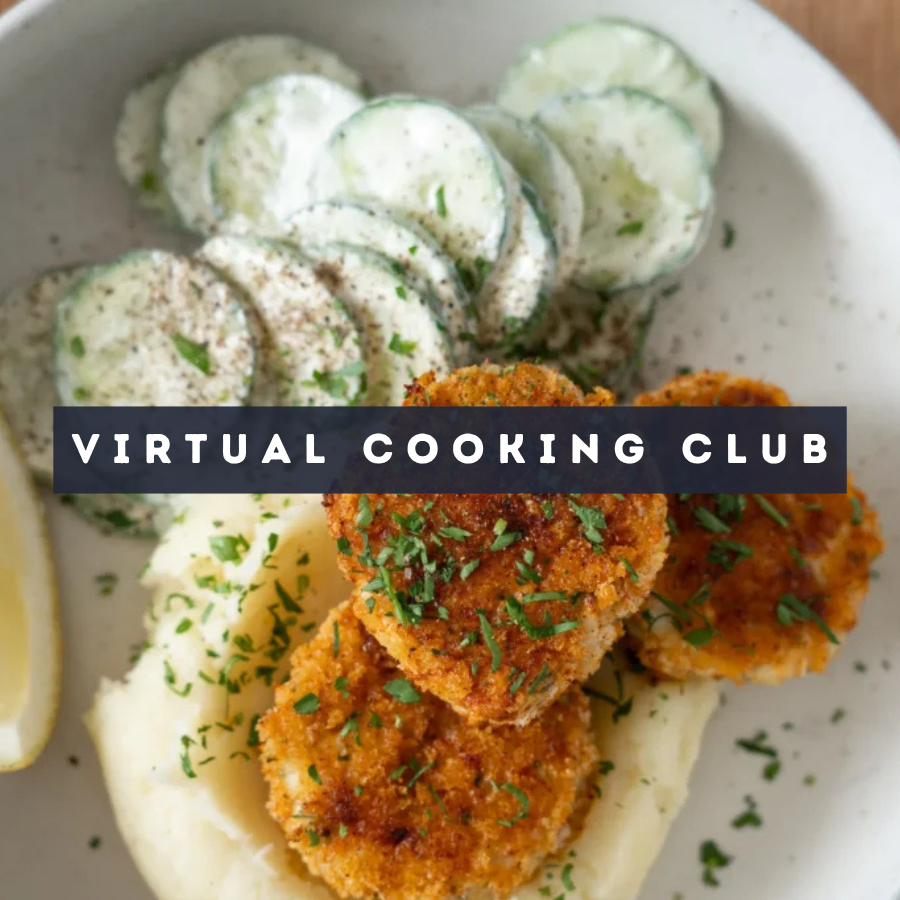 Virtual Cooking Club: Chicken Rissoles & Comfort Classics Mon, Sep 28 5:00 PM