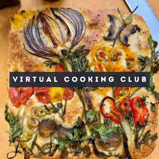 Virtual Cooking Club: Garden Art Focaccia Tue, Mar 24 5:00 PM