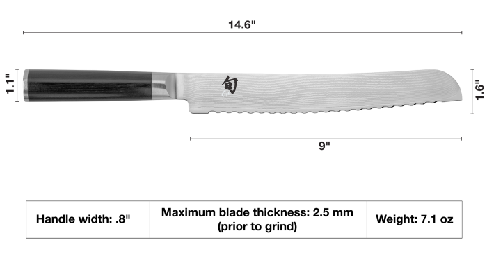 Shun Classic 9" Bread Knife