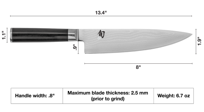 Shun Classic 8" Chef's Knife